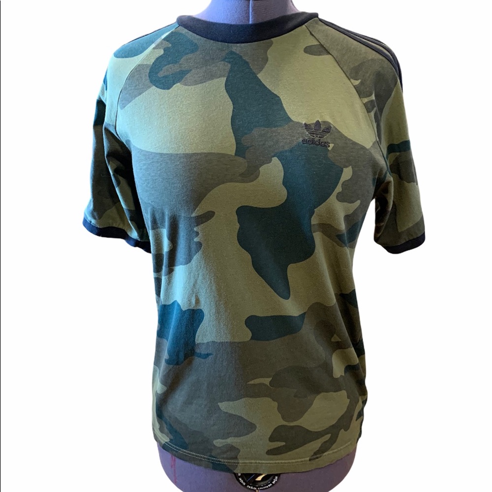 Adidas Mens Camo T-shirt Size Medium